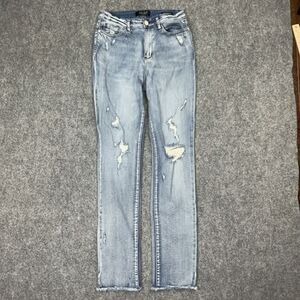 Judy Blue Jeans Womens Size 29 Blue Denim Boyfriend Fit JB88440